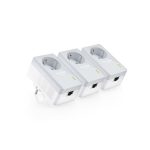 TP-Link TL-PA4010P TKIT AV500 Powerline Adapter with AC Pass Through 3-Pack Network Kit