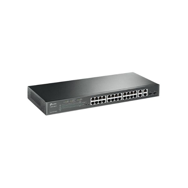 TP-Link T1500-28PCT 24-Port 10100Mbps + 4-Port Gigabit Smart PoE+ Switch