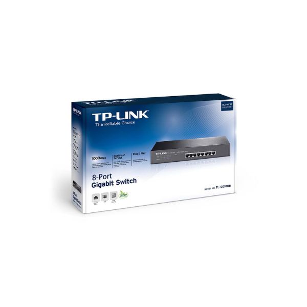 TP-Link TL-SG1008 8-Port Gigabit DesktopRackmount Switch